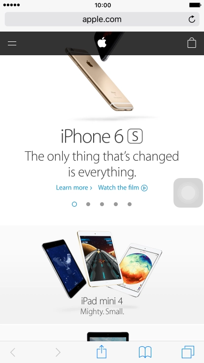 Press the screen a little harder until the content of the message is opened in the relevant application.
