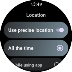 Press the Return key twice.