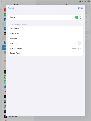 Press Authentication.