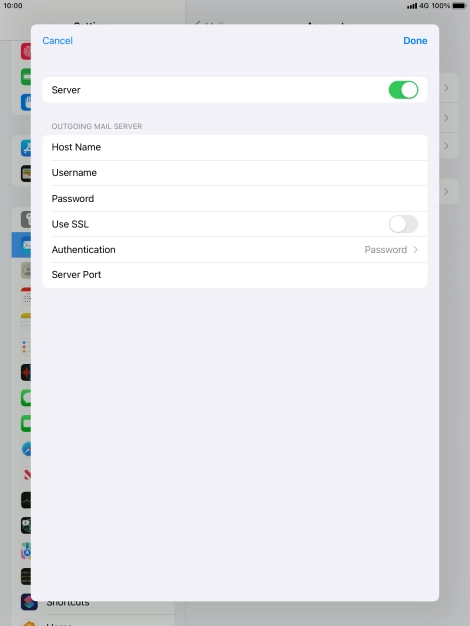 Press Authentication.