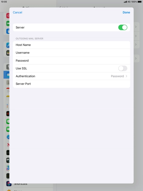 Press Authentication.