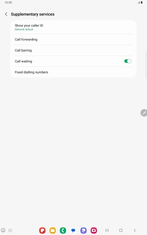 Press Call forwarding.