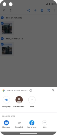 Press the field above 