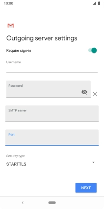 Press the drop down list below 
