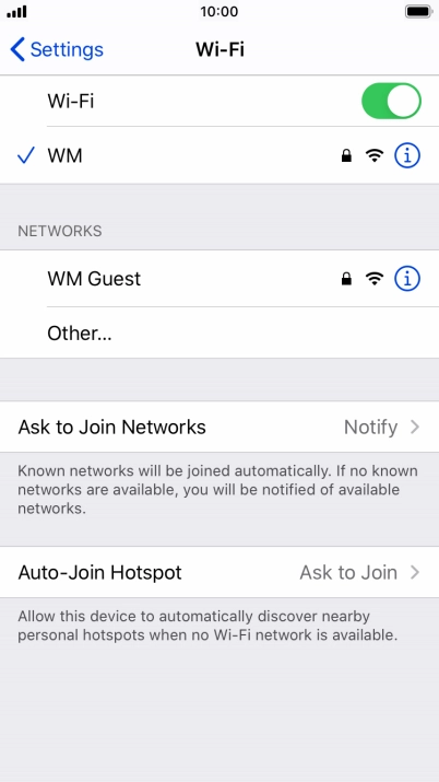 Press the Home key to return to the home screen.