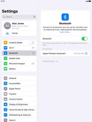 Press the Home key to return to the home screen.