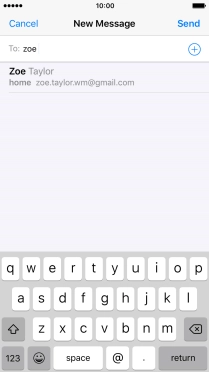 Press the required contact.