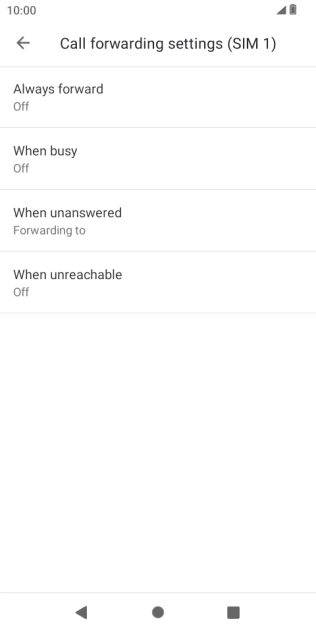 Press the Home key to return to the home screen.