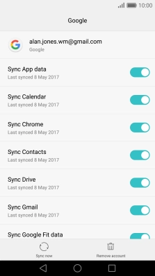 Press the Home key to return to the home screen.