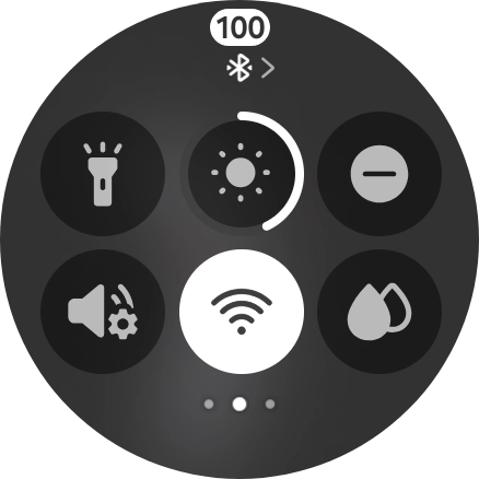 Press the Wi-Fi icon to turn the function on or off.