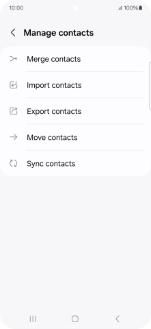 Press Import contacts.