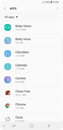 Press the Home key to return to the home screen.