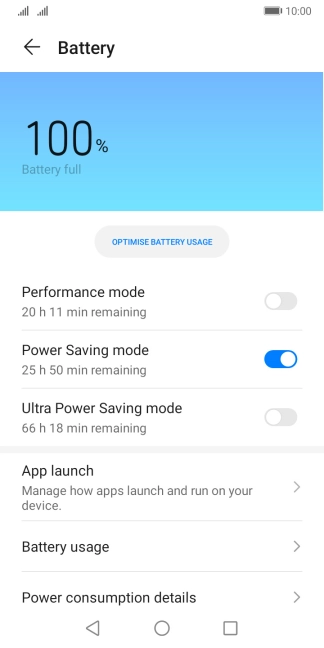 Press the Home key to return to the home screen.