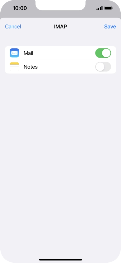 Press Save. Your email account has now been set up. To select more settings for incoming and outgoing server, proceed with the following steps.