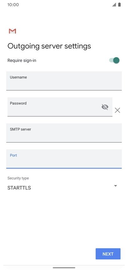 Press the drop down list below 