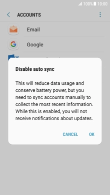 Press OK to turn off the function.