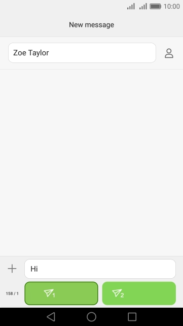 Press the attachment icon.