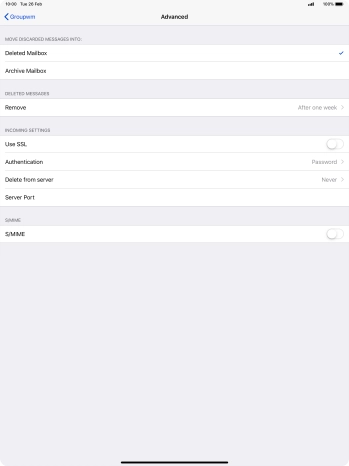Press Authentication.