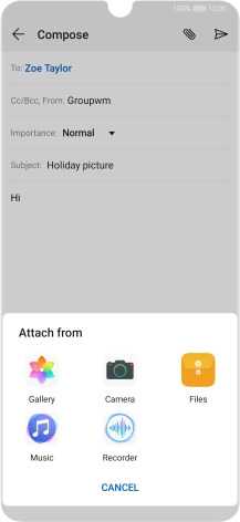 Press Files and go to the required folder.