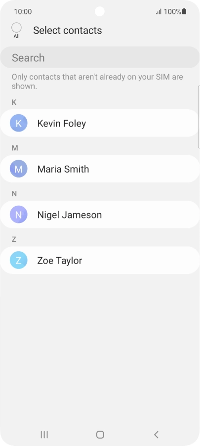 Press the field above 