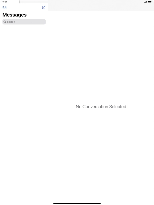 Press the new message icon.