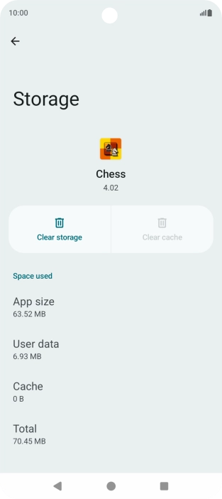 Press the Home key to return to the home screen.