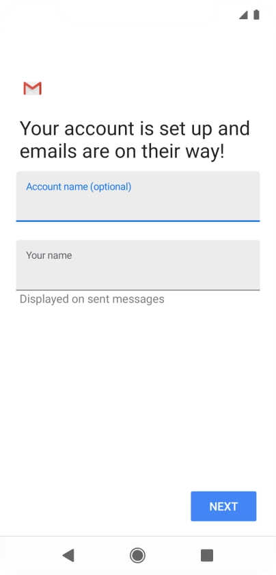 Press the field below 