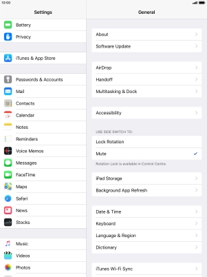 Press Passwords & Accounts.