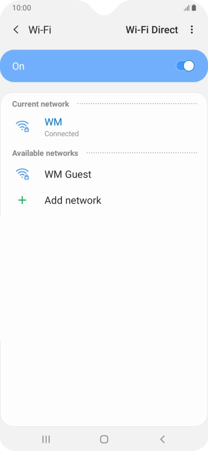 Press the Home key to return to the home screen.