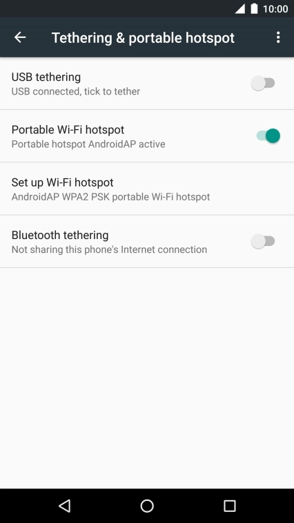 Press the Home key to return to the home screen.