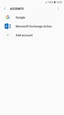 If this screen is displayed, you email account has been recognised and set up automatically. Follow the instructions on the screen to key in more information and finish setting up your phone.