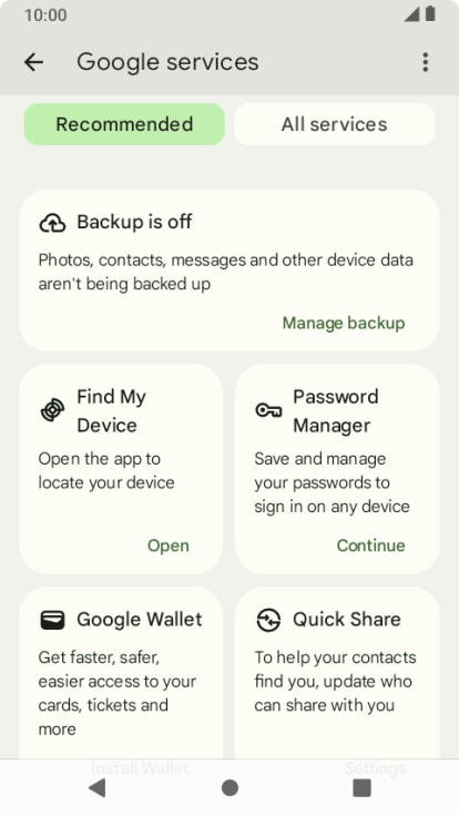 Press Find My Device.