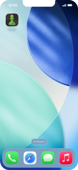 Press and hold the required app.