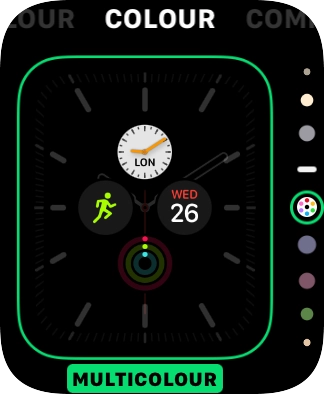 Press the Digital Crown twice to return to the home screen.