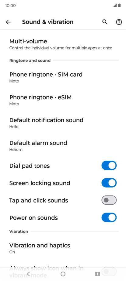 Press Phone ringtone.