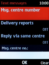 Key in +61415011501 and press the Navigation key.