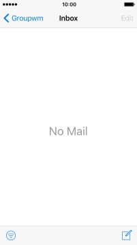 Press the new email message icon.