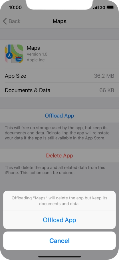 Press Offload App.