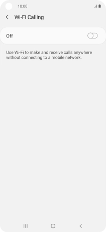 Press the indicator to turn the function on or off.