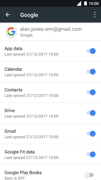 Press the Home key to return to the home screen.