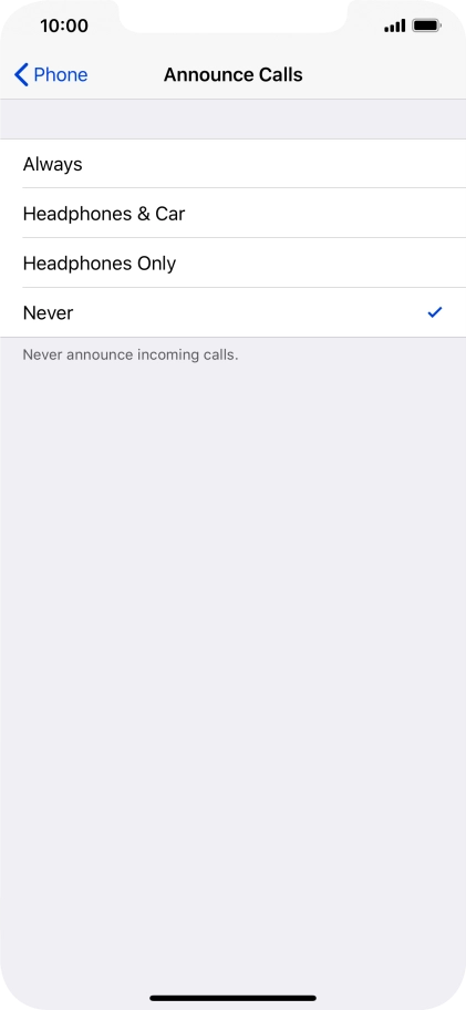 Press Always to turn on the function when silent mode is turned off.