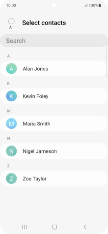 Press the field above 