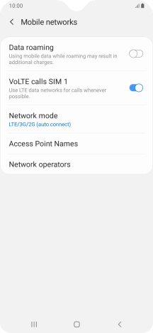 Press Access Point Names.