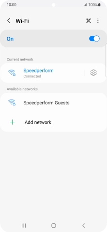Press the Home key to return to the home screen.