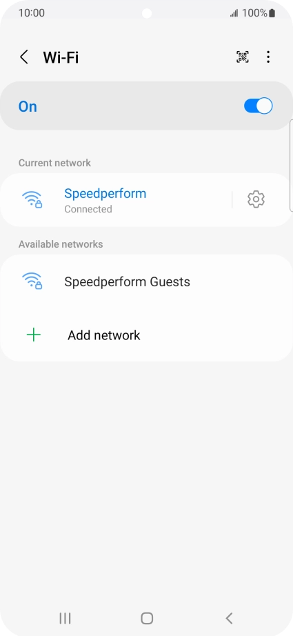 Press the Home key to return to the home screen.