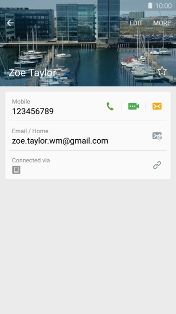 Press the Home key to return to the home screen.