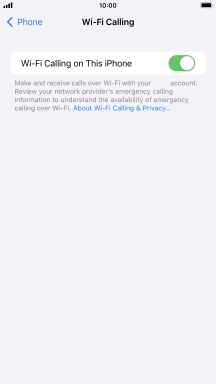 Press the Home key to return to the home screen.