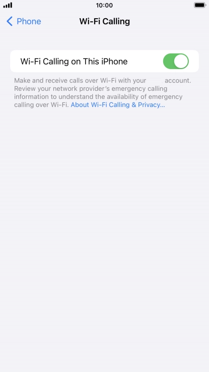 Press the Home key to return to the home screen.
