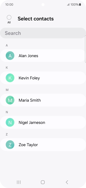 Press the field above 