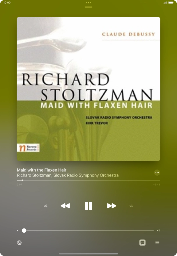 Press arrow right to go to the next audio file.